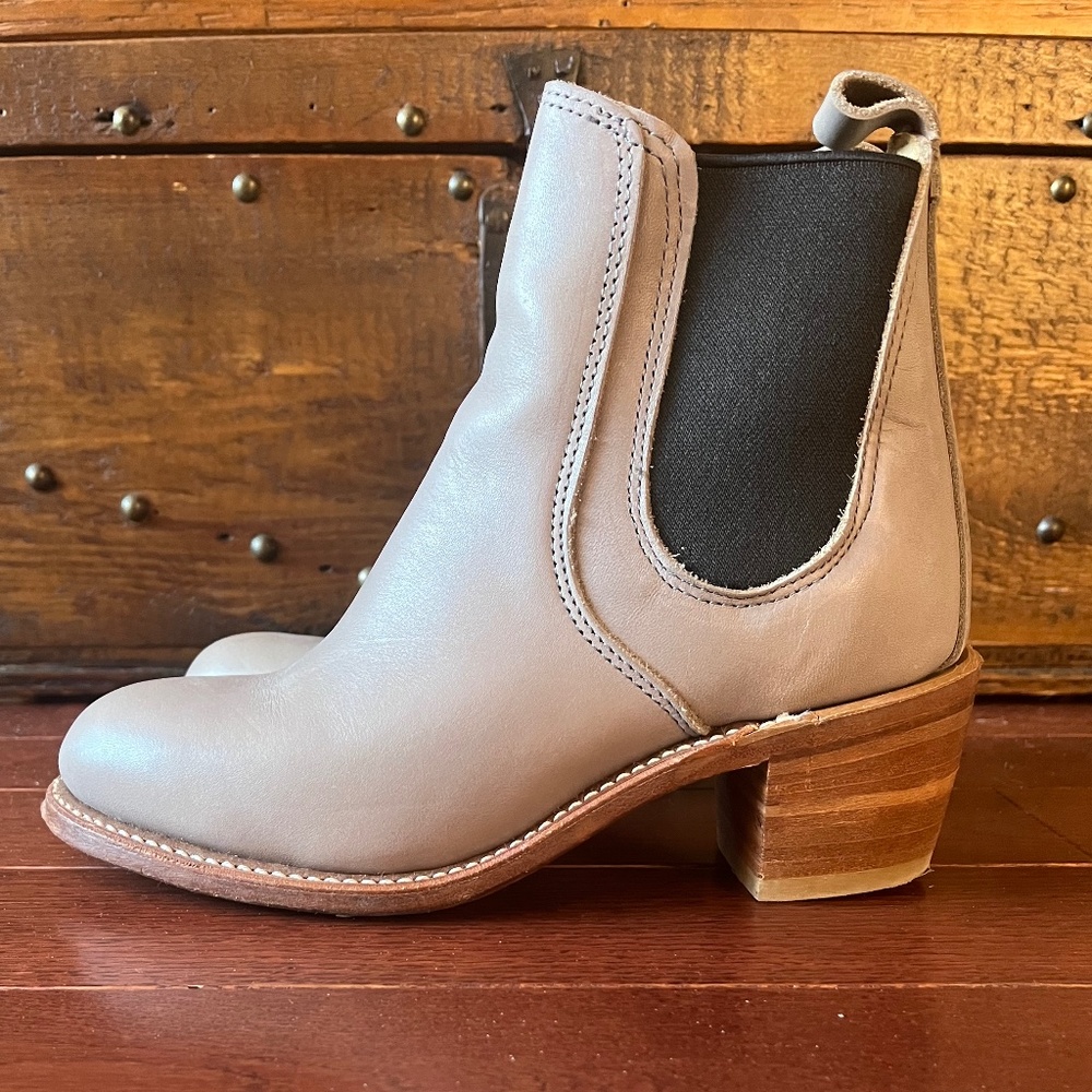 Mid Ankle Boots Bone Leather_Red Wing Shoes